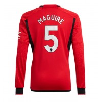 Manchester United Harry Maguire #5 Domáci futbalový dres 2023-24 Dlhy Rukáv